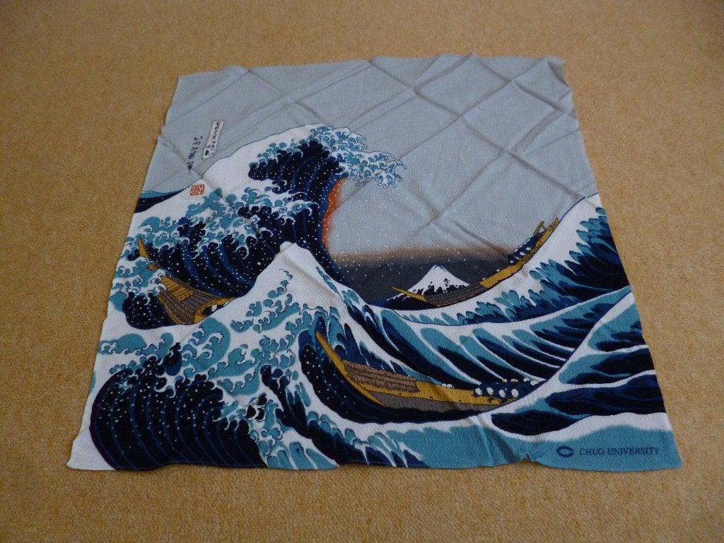 NIEUWE Japanse sjaal in doos: Traditional wrapping cloth, Ophalen of Verzenden, Nieuw, Maat 42/44 (L), Sjaal