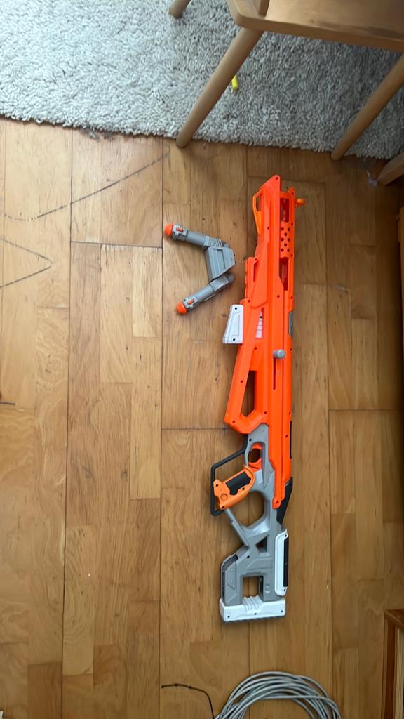 Nerf raptor strike sniper ( shiet meer dan 5 meter! ), Ophalen of Verzenden, Zo goed als nieuw