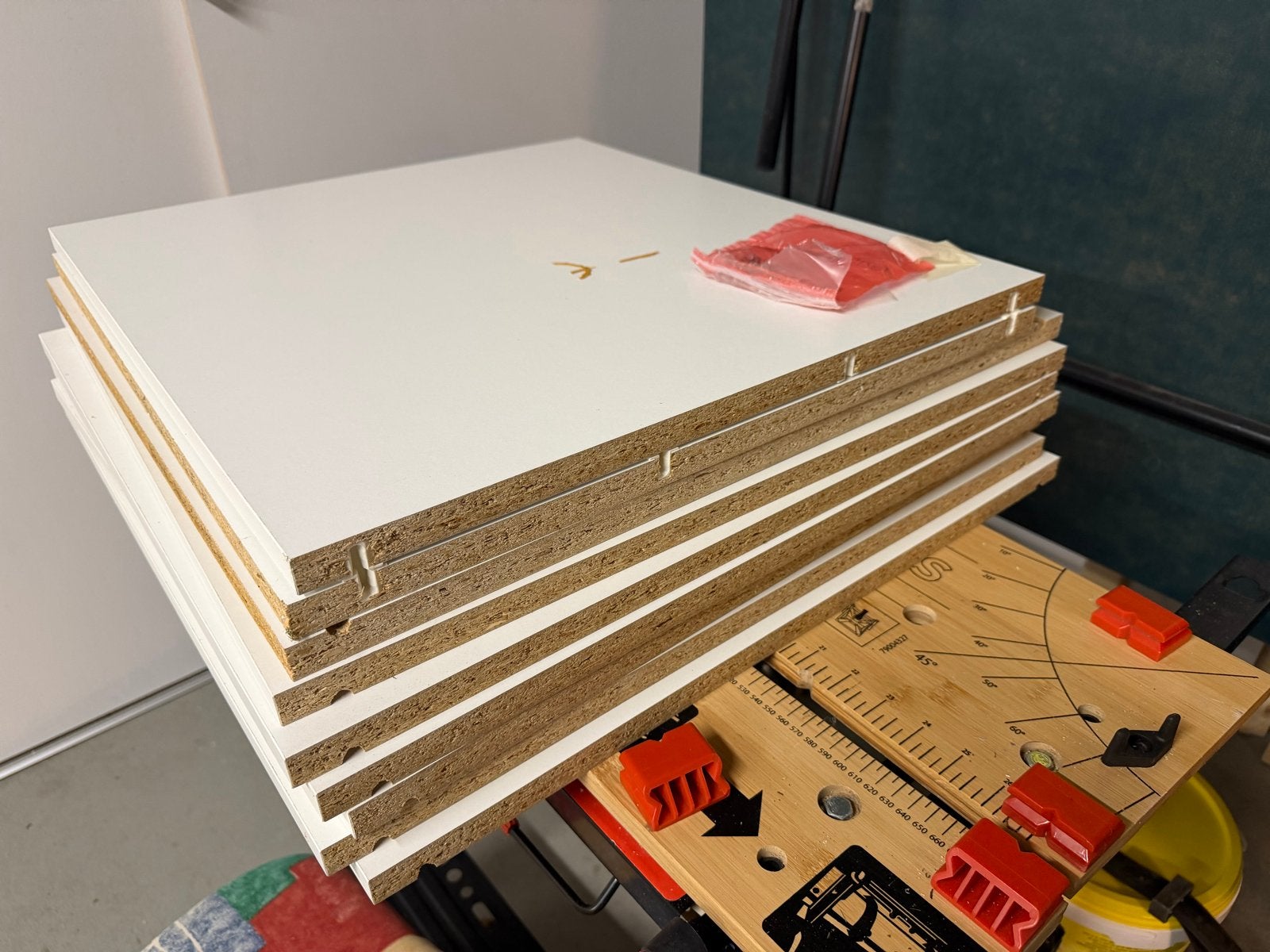 Ikea Faktum planken ca 60x60, Ophalen, Gebruikt, Wit, 50 tot 100 cm