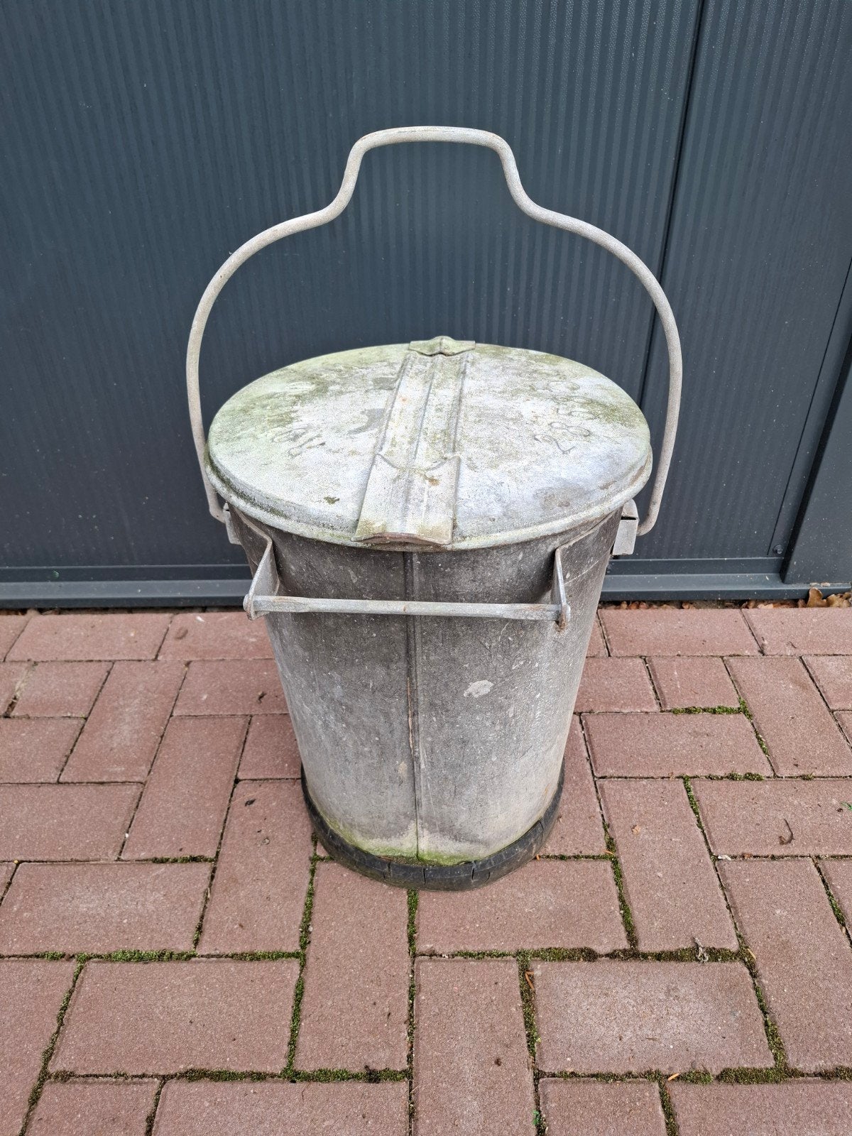 Zinken vuilnisemmer Rotterdam - Vintage, Ophalen