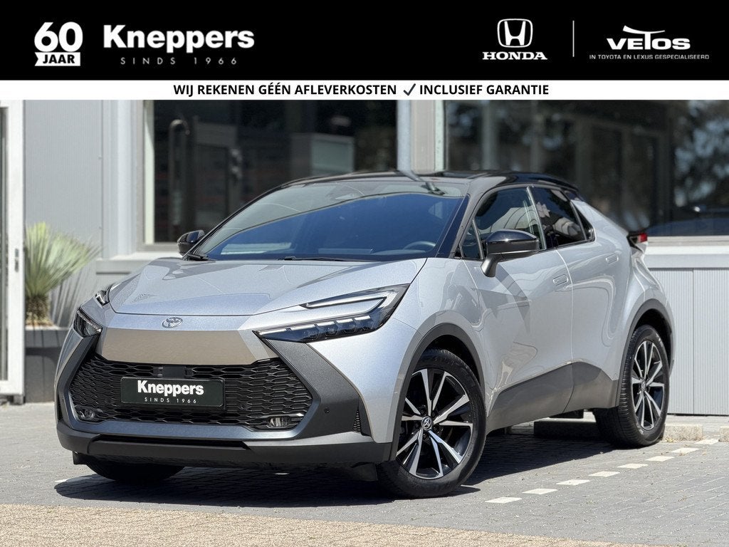 Toyota C-HR 1.8 Hybrid 140 First Edition | GEEN AFLEVERKOSTE, Auto's, 12 maanden, Stof, Zwart, 4 cilinders