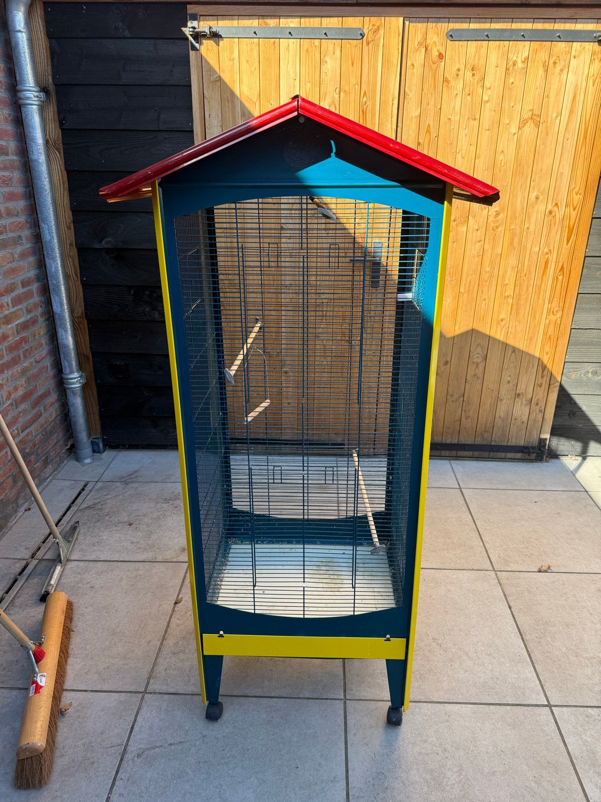 Vogelkooi, Dieren en Toebehoren, Ophalen, Gebruikt, Metaal, Vogelkooi