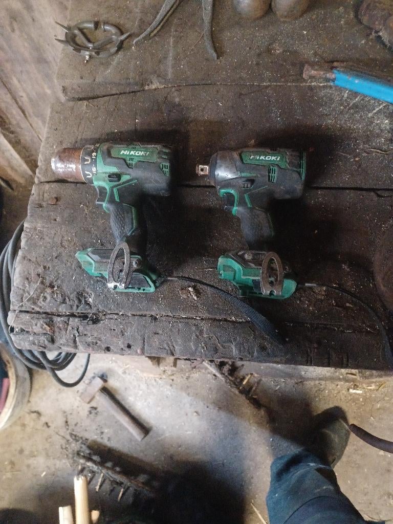 Hikoki accugereedschap, Ophalen, Gebruikt