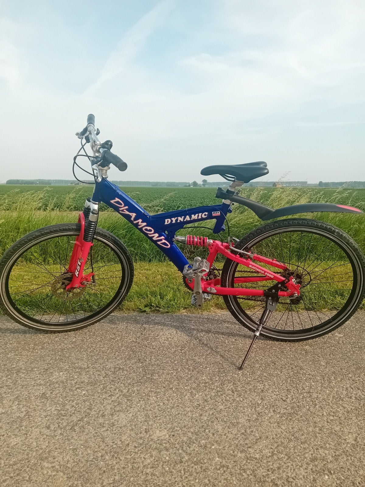 Stoere 26 inch mountainbike met schijfrem en Shimano, Fietsen en Brommers, Fietsen | Mountainbikes en ATB, Ophalen, Zo goed als nieuw