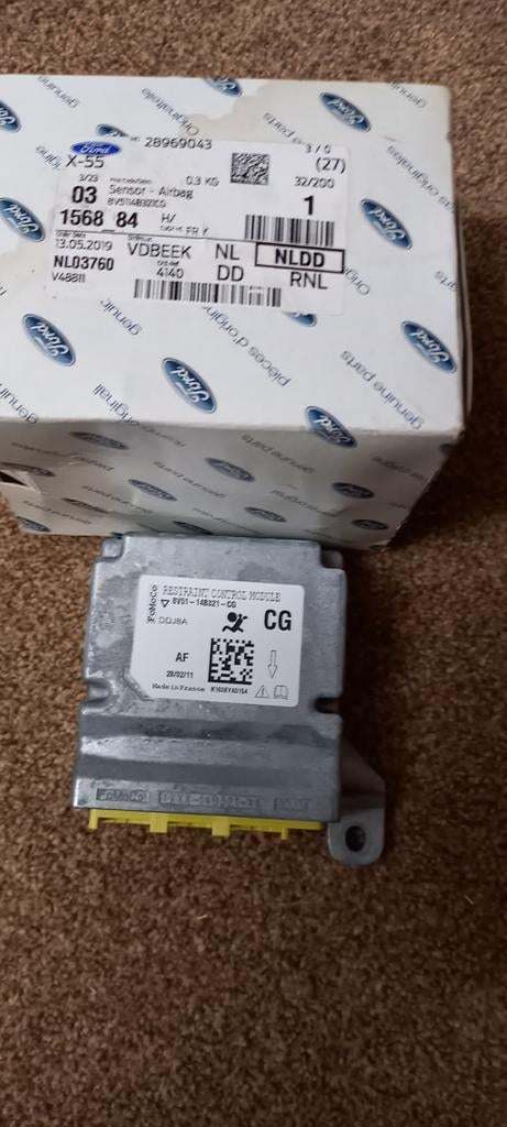 Airbag sensor Ford Fiesta 1568584 nieuw, Ophalen of Verzenden