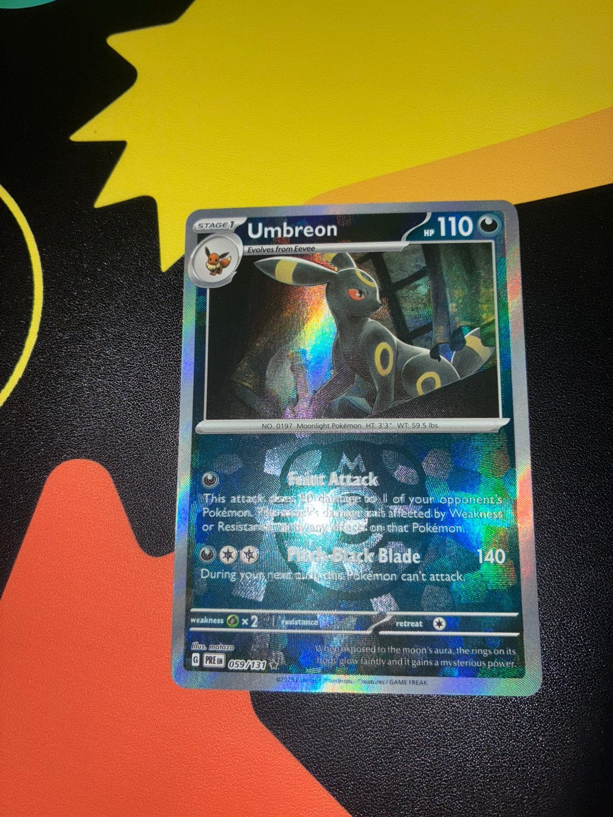 Umbreon masterball prismatic, Ophalen, Zo goed als nieuw