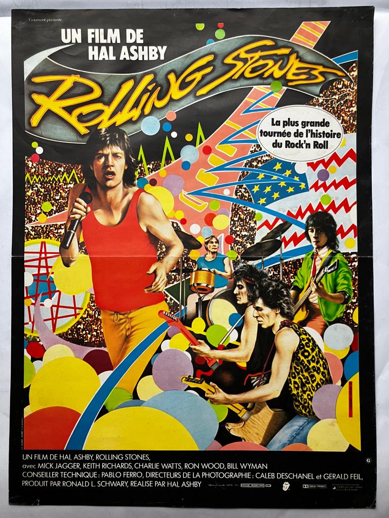MP715E Rolling Stones FILM POSTER FR81 €50, Rechthoekig Staand, Ophalen of Verzenden, Zo goed als nieuw, A1 t/m A3