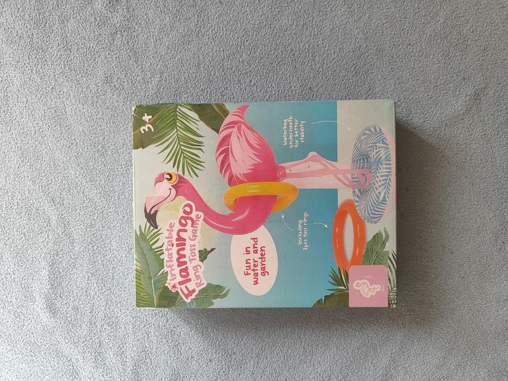 Nieuw Inflatable Flamingo Ring Toss Game - Ongeopend!, Ophalen of Verzenden, Nieuw