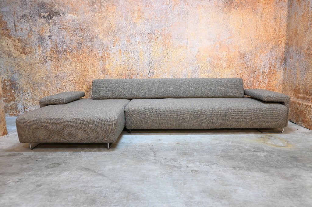 OPNIEUW beklede stoffen Moroso Lowland design hoekbank