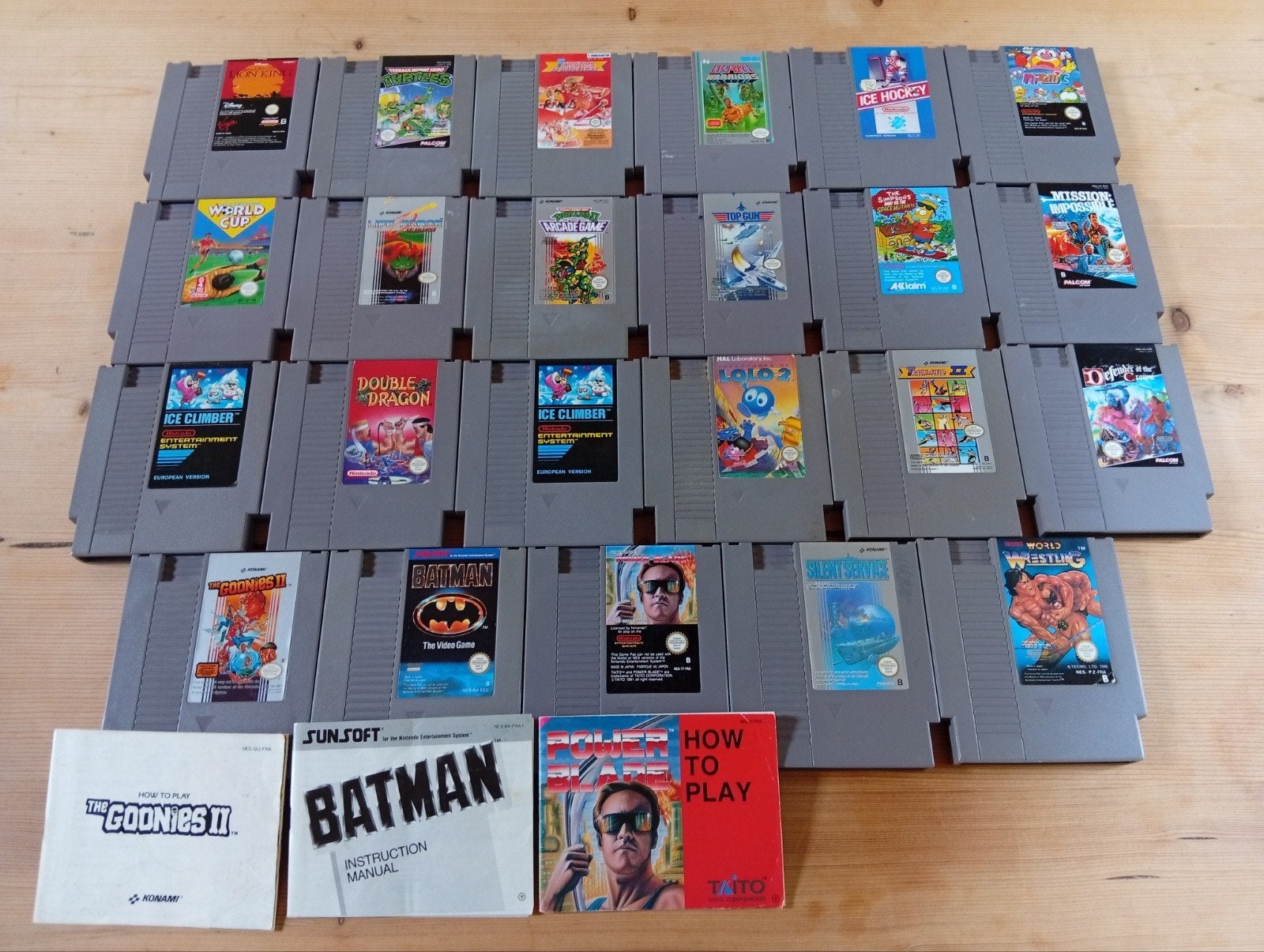 23 Gereinigde Nintendo NES Spellen - Batman, Double Dragon,, Spelcomputers en Games, Games | Nintendo NES, Avontuur en Actie, 2 spelers