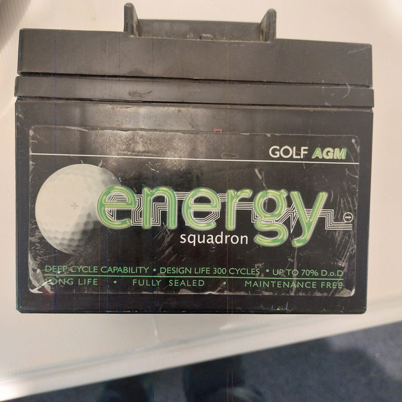 AGM Energy Squadron accu, Ophalen, Golfkar