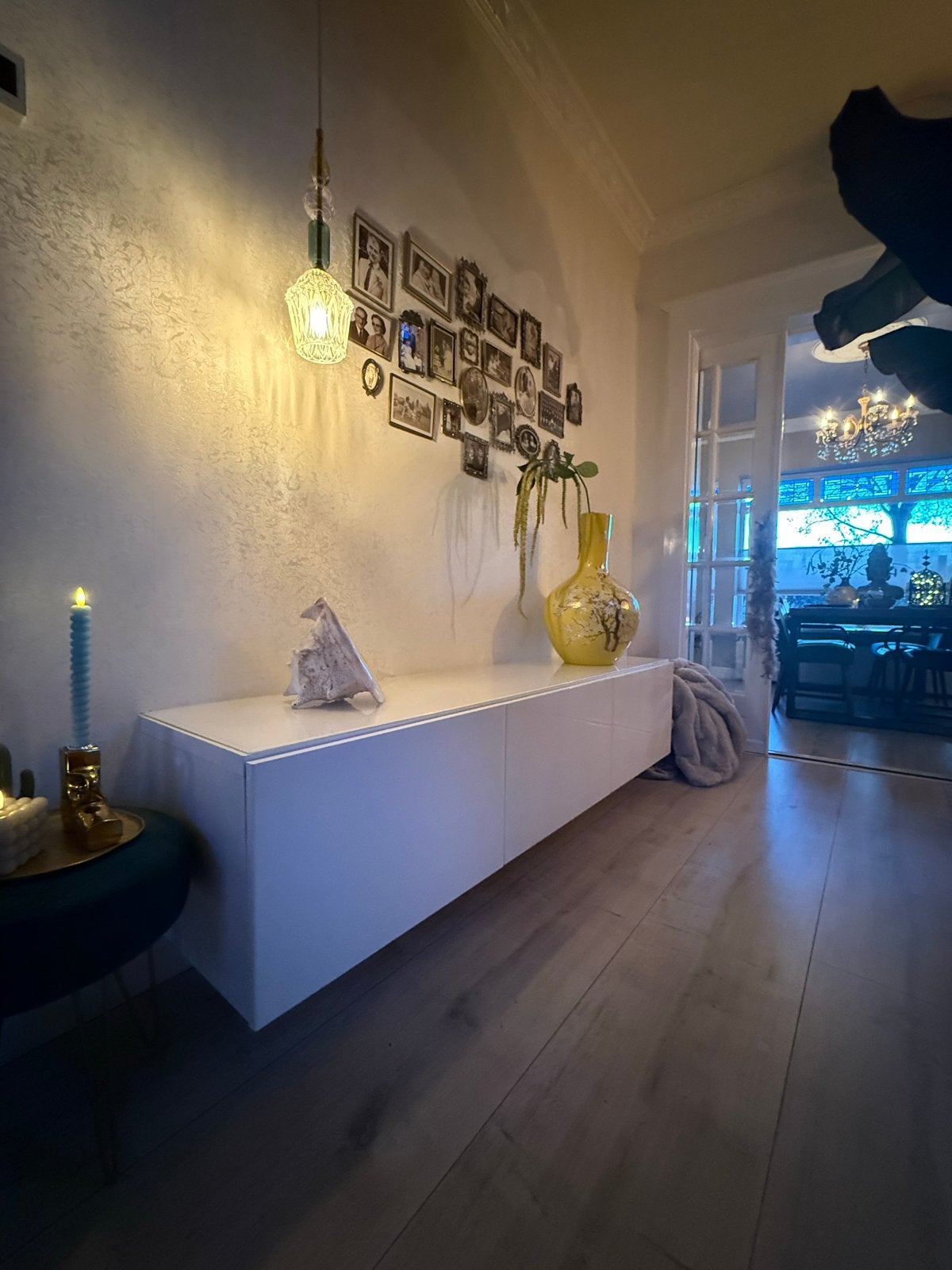 IKEA kasten 3x 60 cm wit met glasplaat € 50, Ophalen, Gebruikt, 150 tot 200 cm, Glas