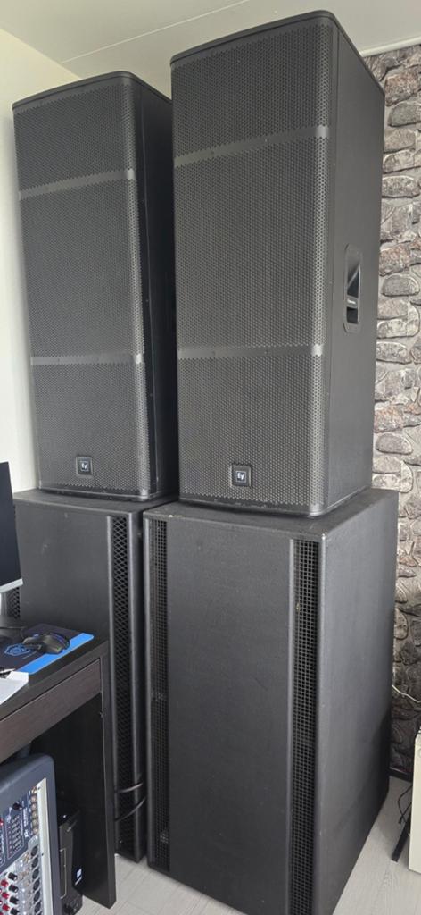 Complete PA Set: 2x RCF 18" Subs & 2x EV 15" Tops, Overige merken, Info@powertechhose.nl, Overige typen, 3122LH