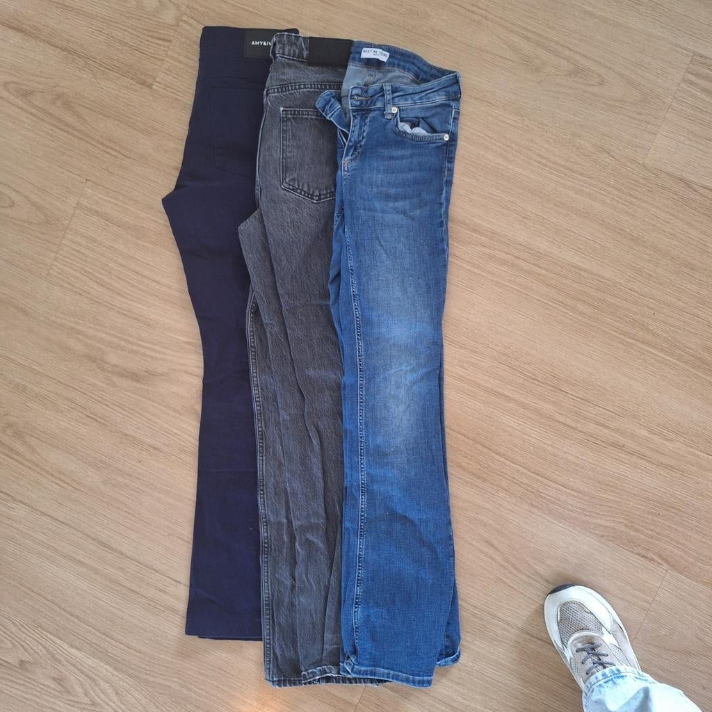 XS broeken van Zara, Meet me there en Amy&Ivy, Blauw, Ophalen of Verzenden, Zo goed als nieuw, Maat 34 (XS) of kleiner