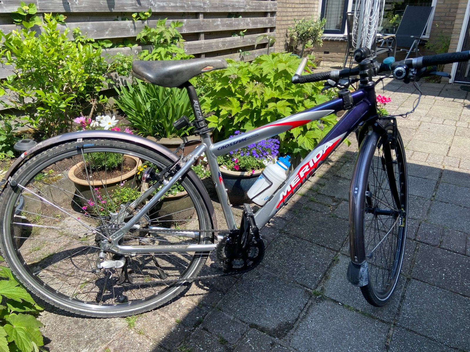 Merida Crossfire Special Edition Fiets - Shimano Deore XT, 28 inch, Gebruikt, Velgrem, Meer dan 20 versnellingen