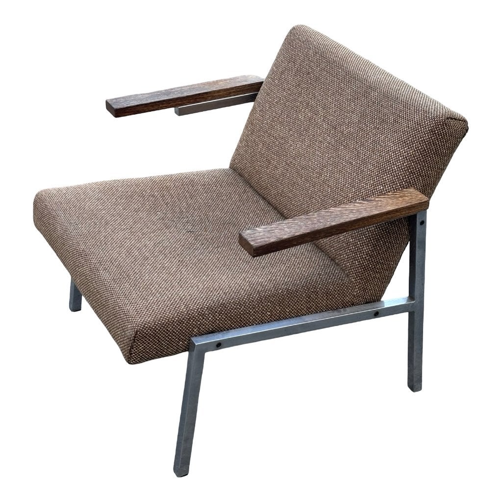 Vintage Fauteuil Martin Visser SZ66 t' Spectrum Design, Hout, Martin Visser, Martin Visser, Martin Visser