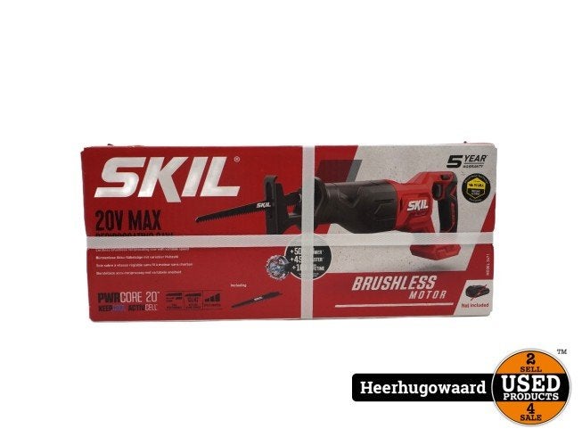 SKIL 20V Reciprozaag 3471CA Nieuw in Seal, Skil, Nieuw, Support@skil.com, 1000 Muirfield Drive, Suite 300, 
Schaumburg, IL 60173
USA