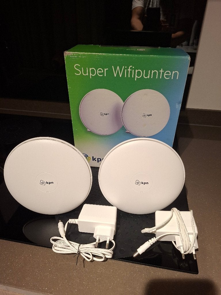 KPN Super wifi punten 2x, Computers en Software, WiFi-versterkers, Ophalen of Verzenden, Gebruikt, KPN