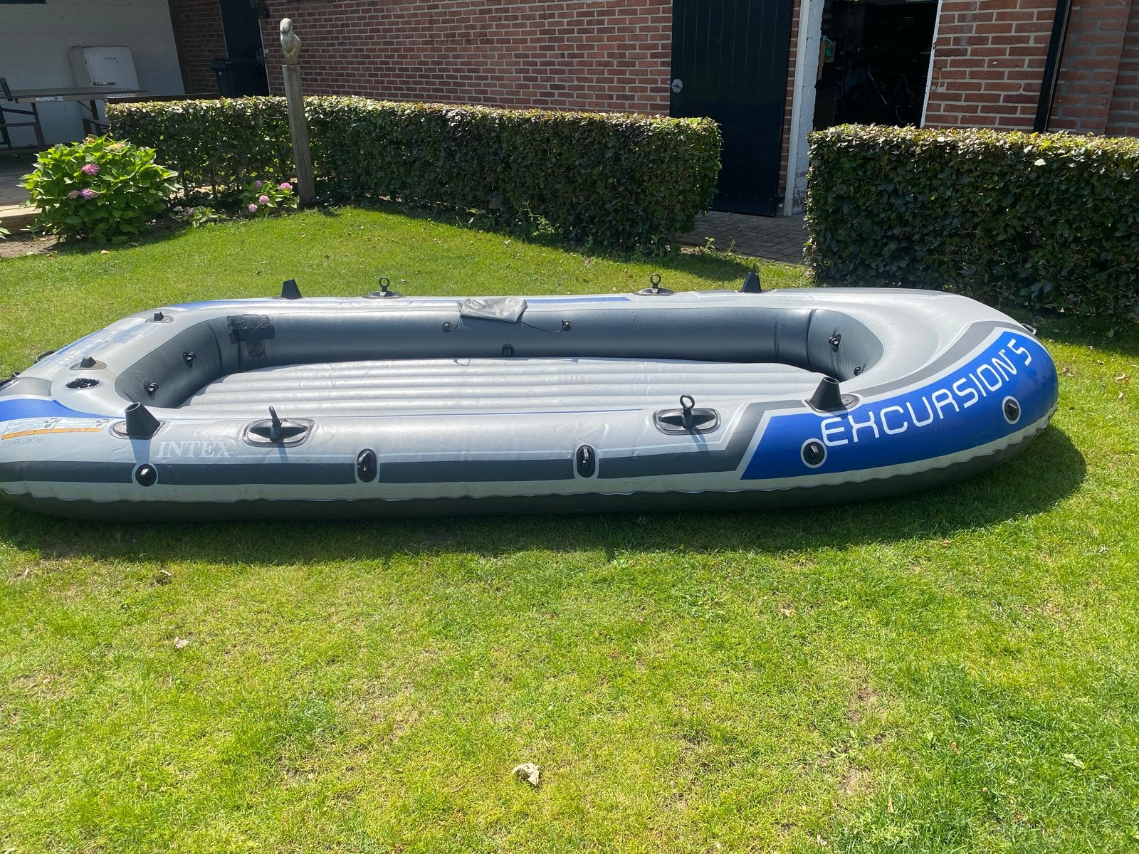 Intex Excursion 5 opblaasboot met peddels, Watersport en Boten, Kano's, Gebruikt, Ophalen