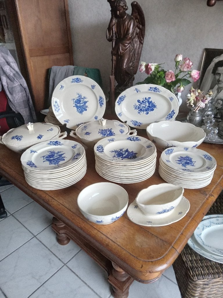 12 persoons eetservies RHODIA van merk Boch la Louviere, Ophalen