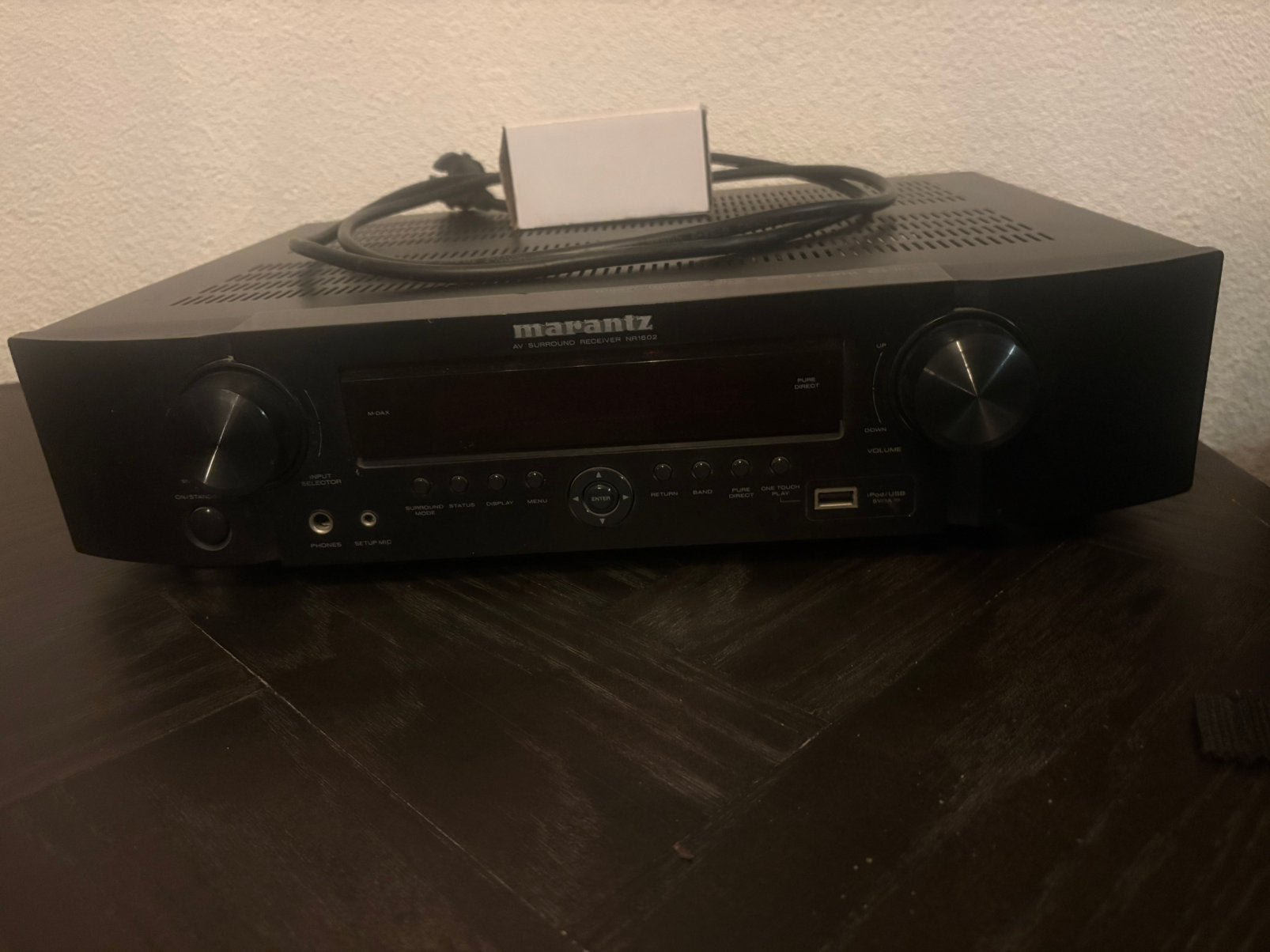 Marantz NR1602 versterker, in zeer goed staat!, Marantz, Ophalen of Verzenden, Zo goed als nieuw, 60 tot 120 watt