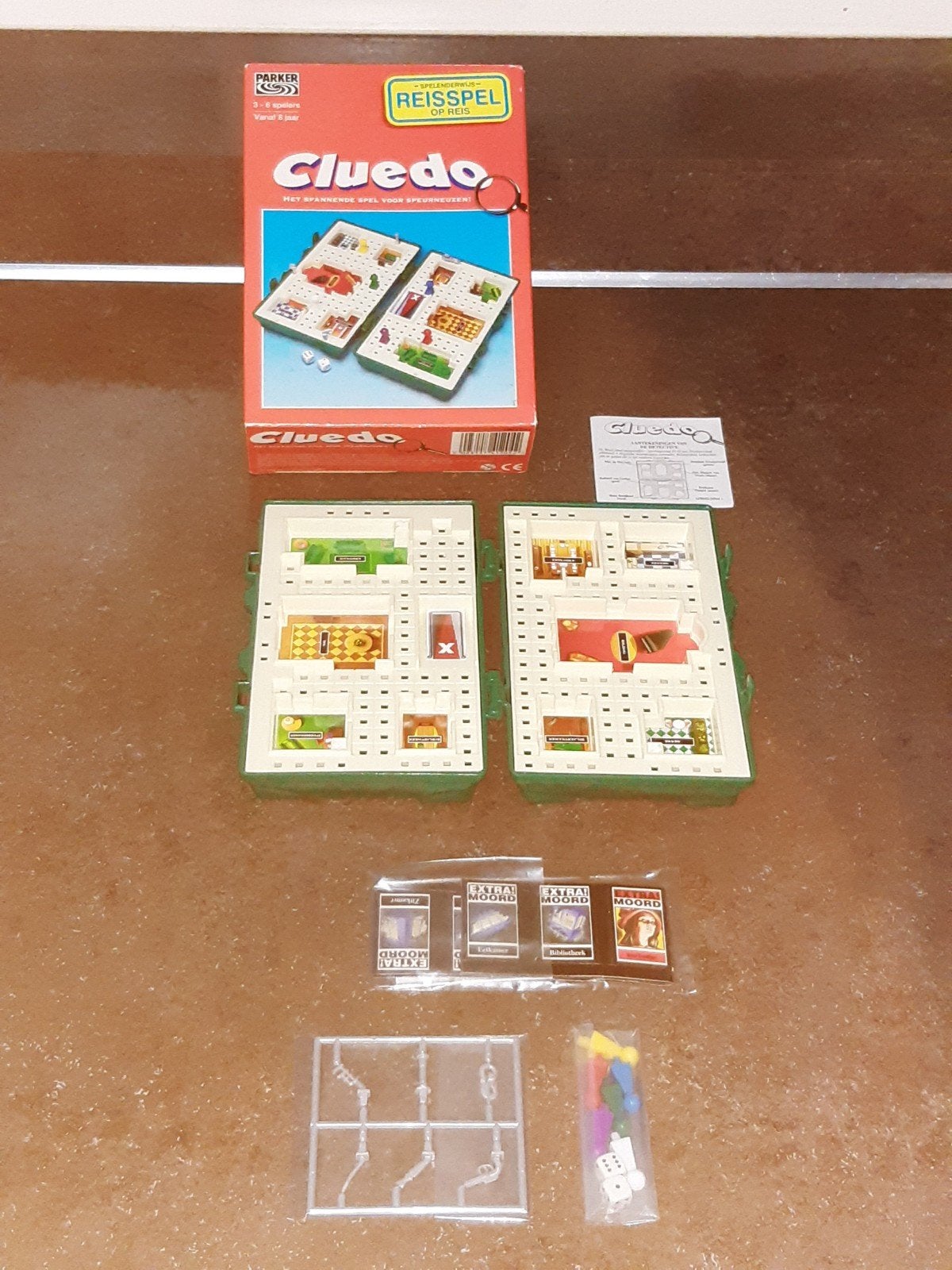 Cluedo reis spel 1997 splinternieuw Parker, Hobby en Vrije tijd, Gezelschapsspellen | Bordspellen, Ophalen of Verzenden, Zo goed als nieuw