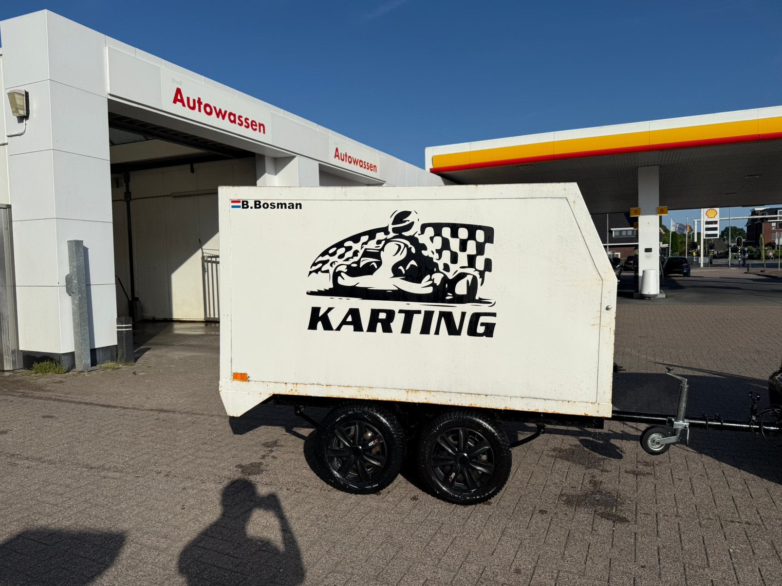 ongeremde tandemasser gesloten bakwagen - Verlichting werkt, Ophalen, Gebruikt, AANHANG, Aanhangwagen