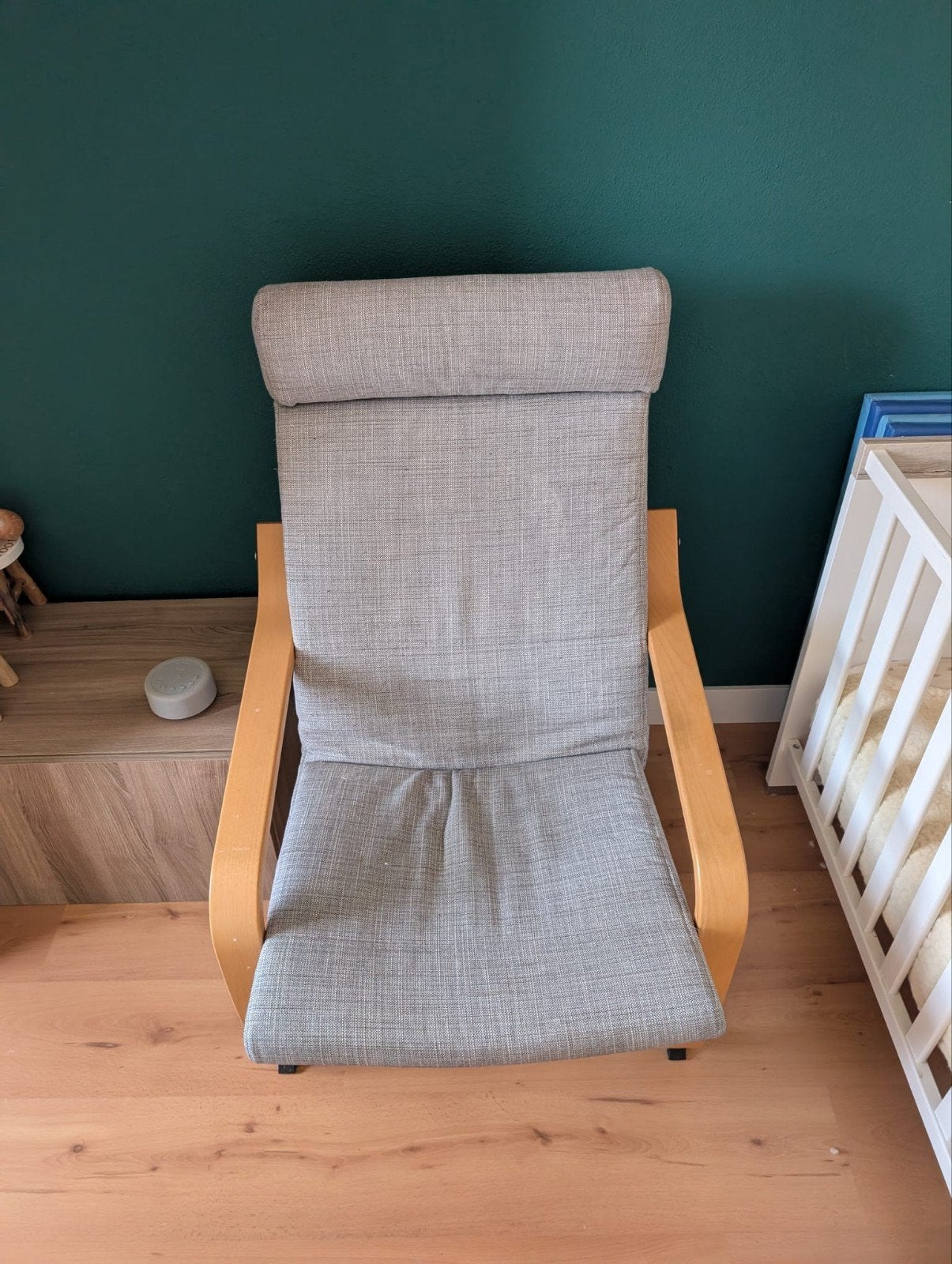 IKEA POÄNG stoel - rookvrij huis, Ophalen, Gebruikt, Stof, Eén