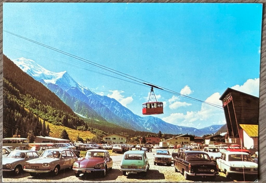 Auto's - Citroen DS - Peugeot 404 - Mont Blanc - Frankrijk, Verzenden, 1960 tot 1980, Ongelopen, Frankrijk