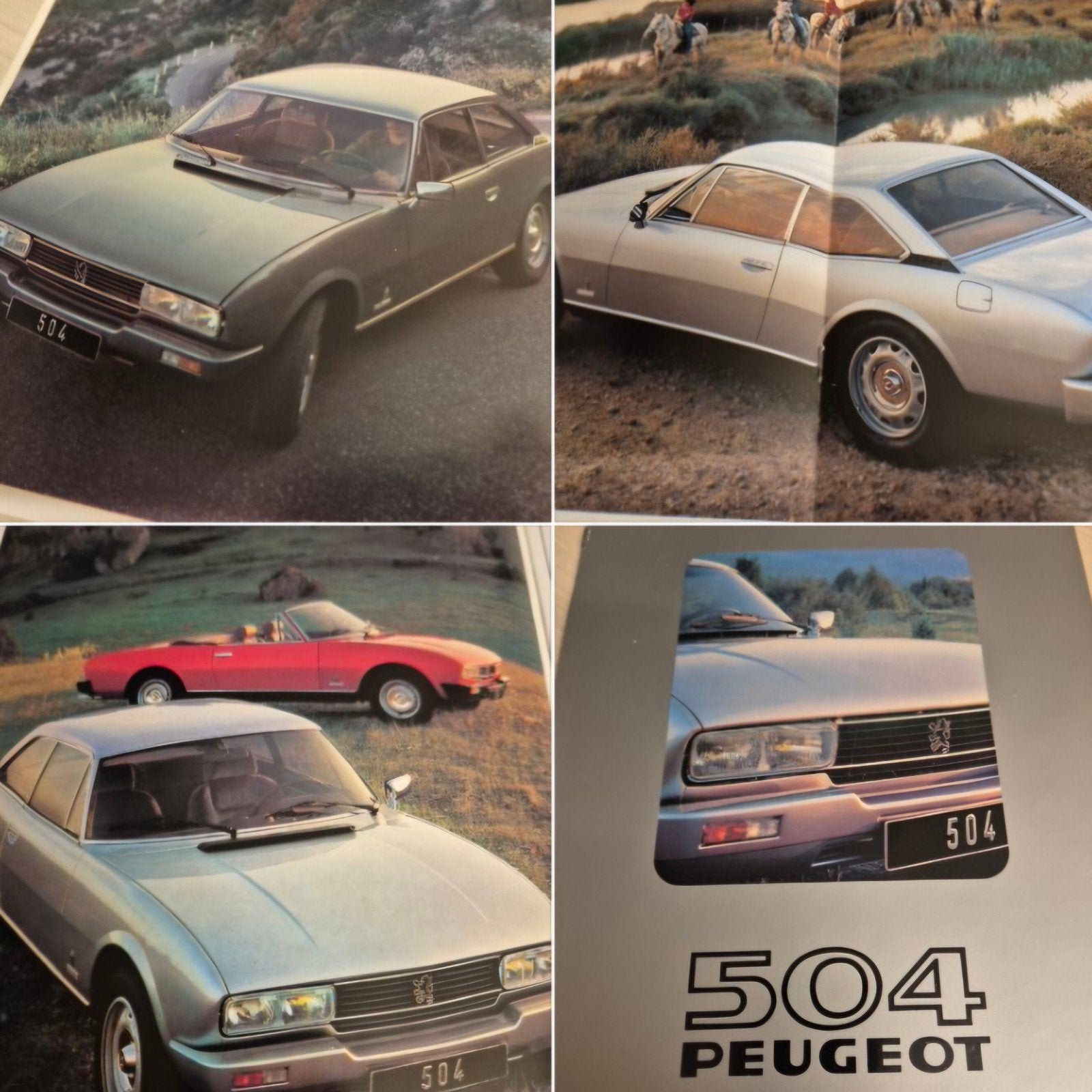 1980 Peugeot 504 cabriolet coupés V6 folder Nederlands izgst, Ophalen of Verzenden, Zo goed als nieuw, Peugeot