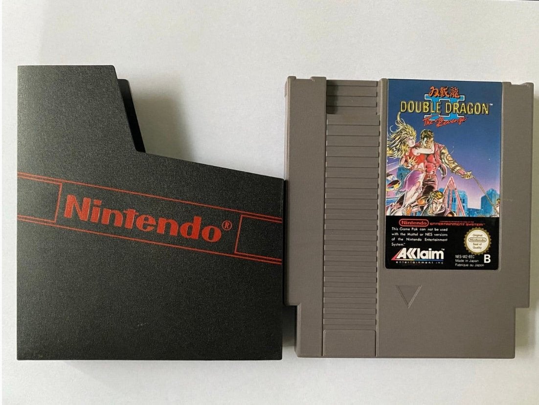 Double Dragon 2 NES met hoes, 2 spelers, Ophalen of Verzenden, Zo goed als nieuw, Vechten