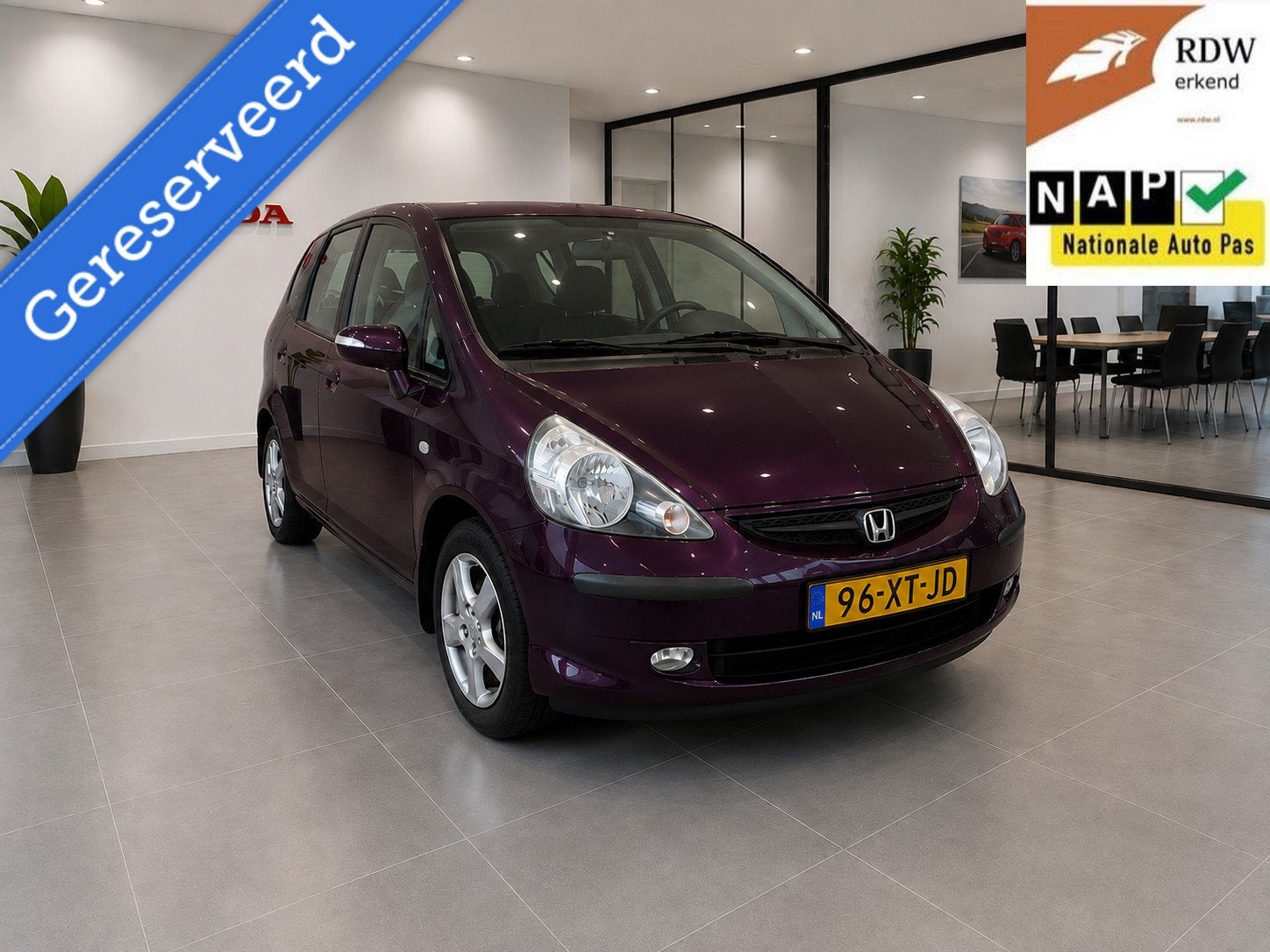 Honda Jazz 1.4 LS 2007 158(NAP) Airco/CV/LM/APK8-2027, Voorwielaandrijving, 83 pk, 450 kg, Multifunctioneel stuurwiel