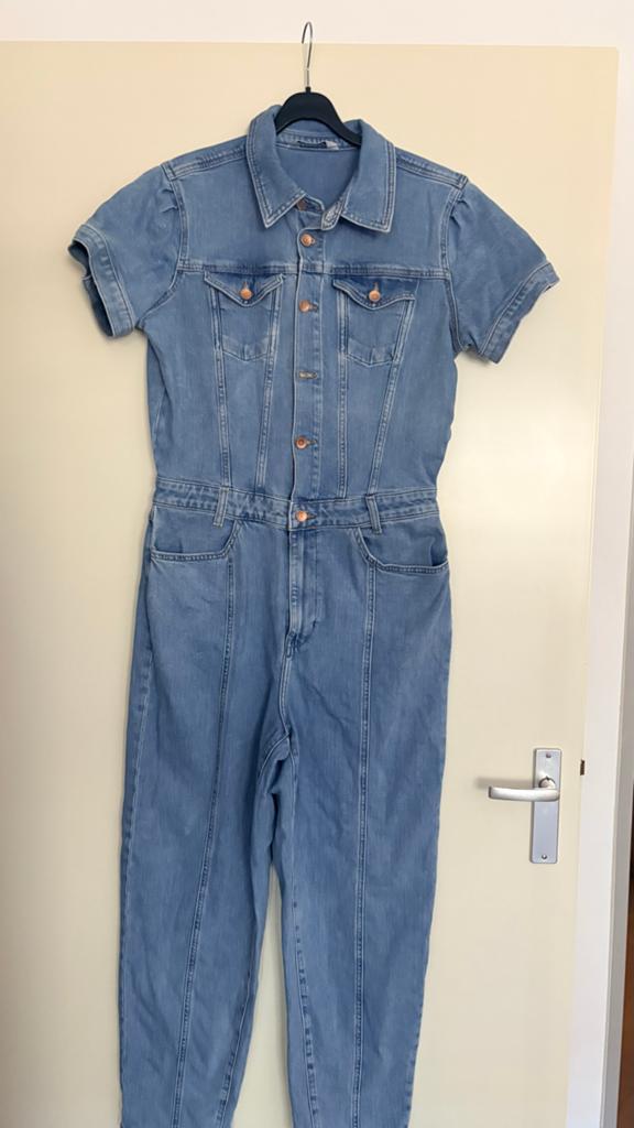 Only denim jumpsuit maat L, Ophalen of Verzenden, Zo goed als nieuw, Maat 42/44 (L), Blauw