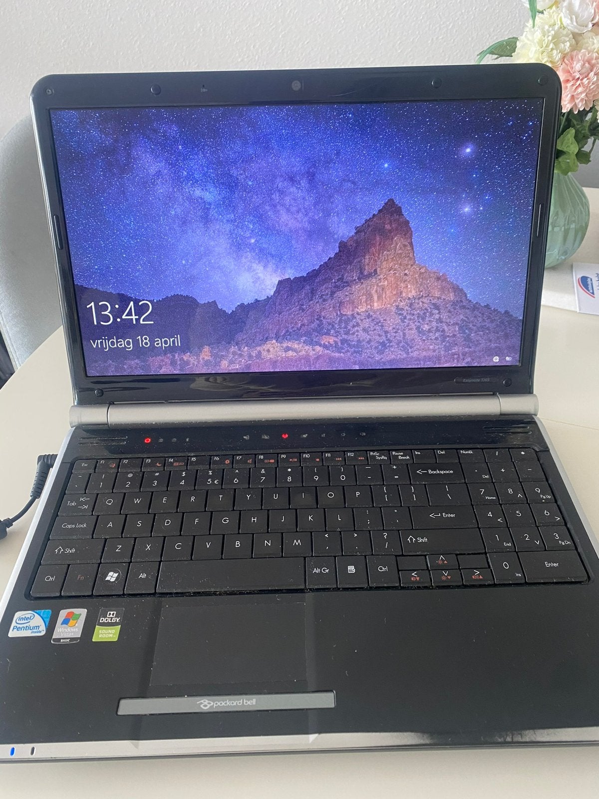 Packard bell laptop, Gebruikt, 2 tot 3 Ghz, Ophalen of Verzenden, 15 inch