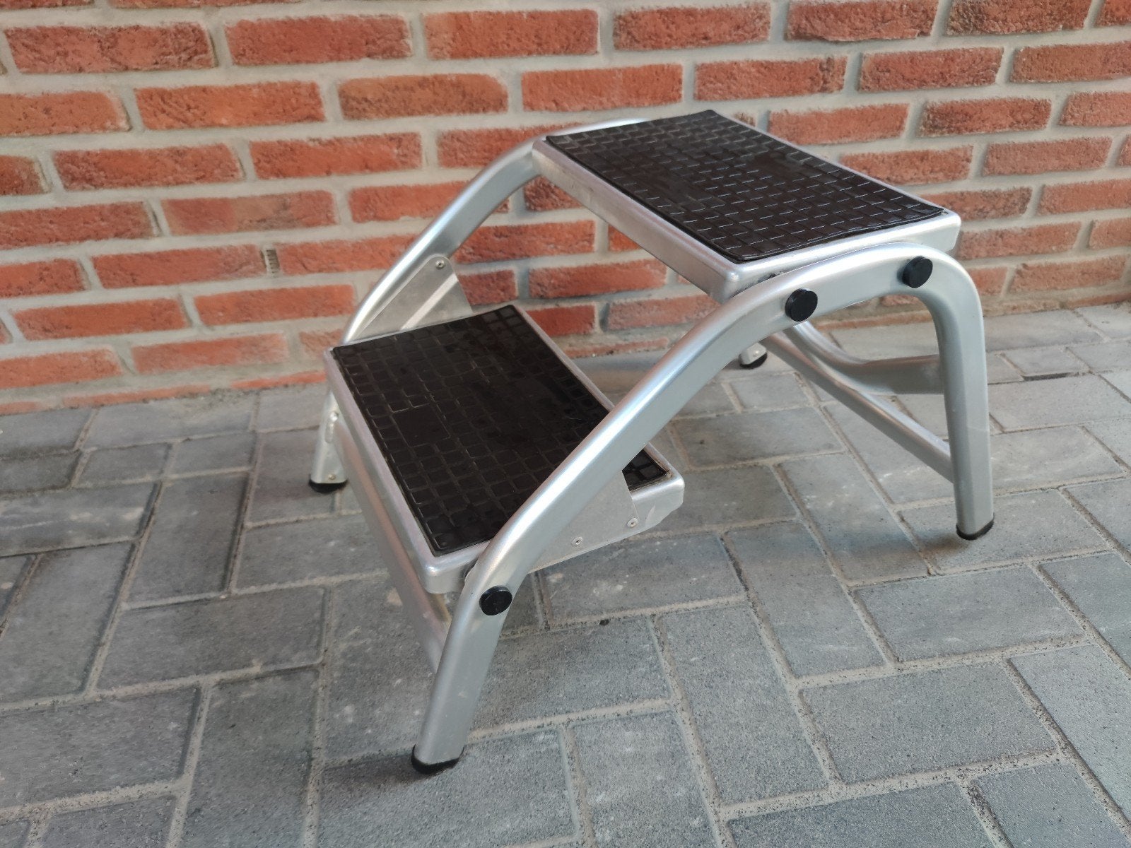 Opstapje Caravan, Dubbele Aluminium Treden, HABA Darwin, Ophalen