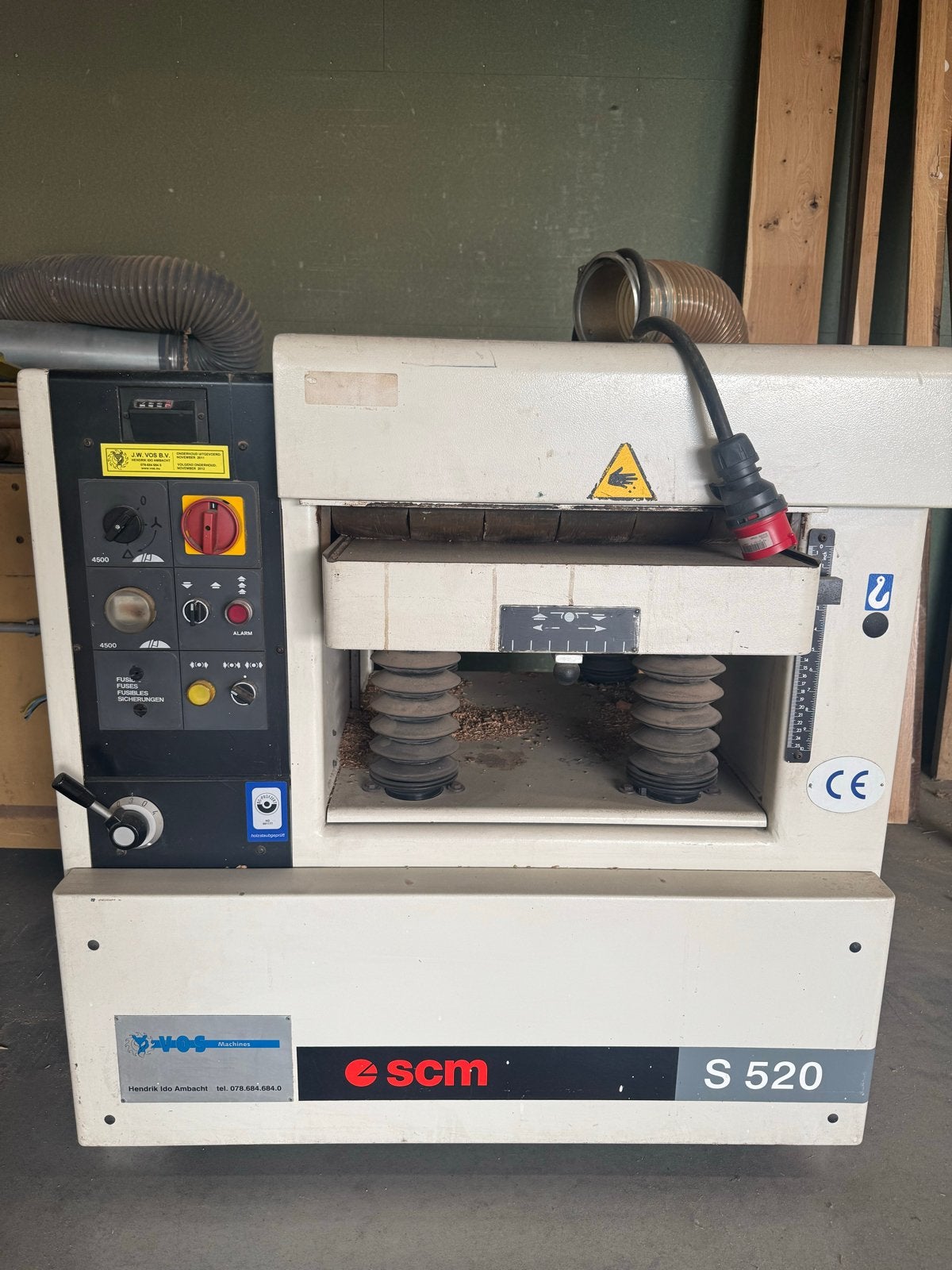 SCM S 520 Vlak- en Vandiktebank - Professionele Houtbewerkin, Doe-het-zelf en Verbouw, Ophalen, Zo goed als nieuw