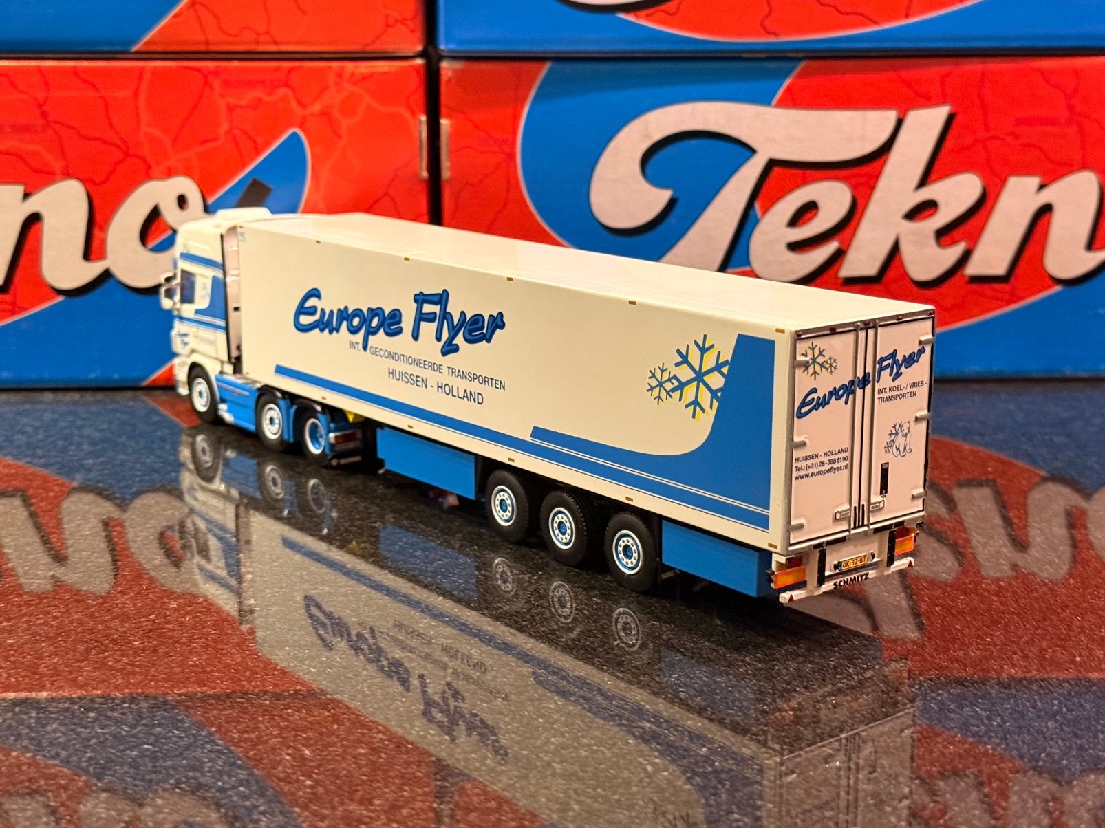 WSI - Scania Topline Europe Flyer, Verzenden, Zo goed als nieuw, Bus of Vrachtwagen, Wsi