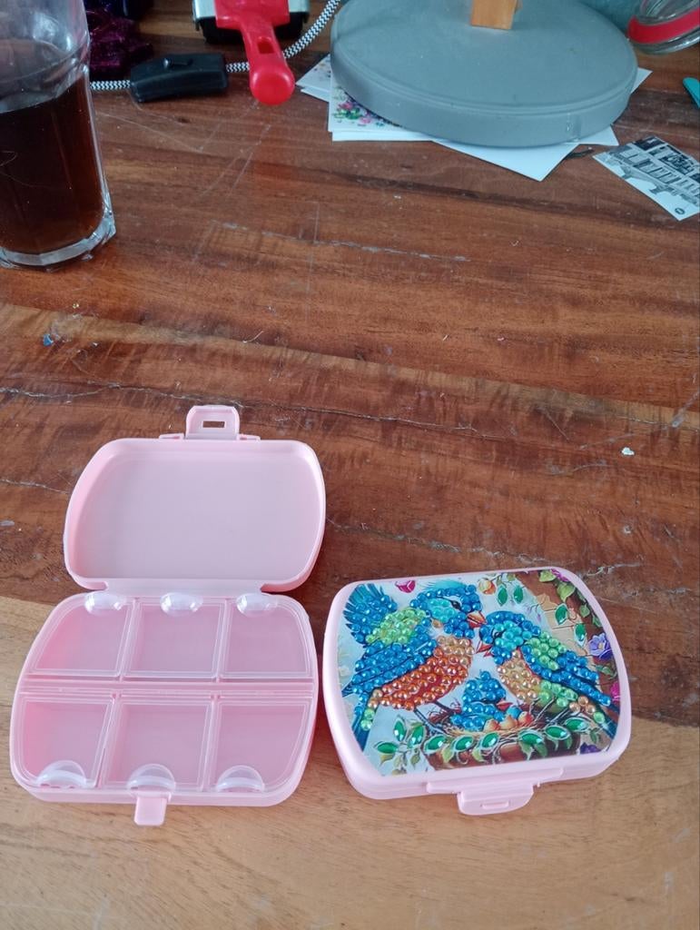 Pillen doosje gemaakt met Diamond Painting, Ophalen of Verzenden, Nieuw