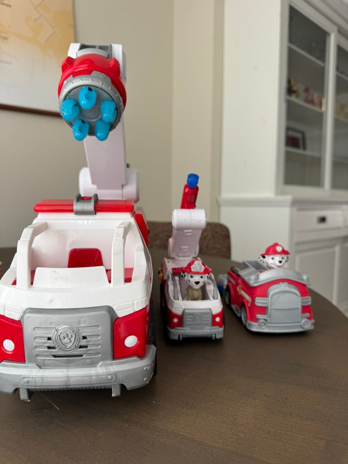 Paw Patrol brandweerauto’s, Kinderen en Baby's, Speelgoed | Speelgoedvoertuigen, Ophalen, Zo goed als nieuw
