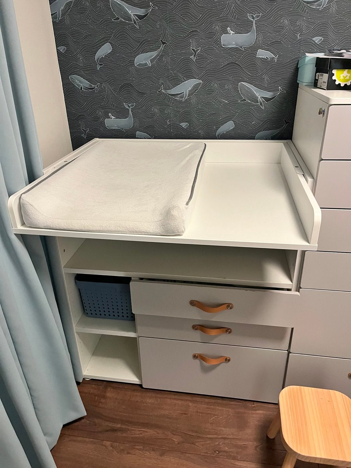 GRATIS! SMÅSTAD commode met 3 lades en verschoontafel, Ophalen, Gebruikt, 50 tot 70 cm, 105 cm of meer