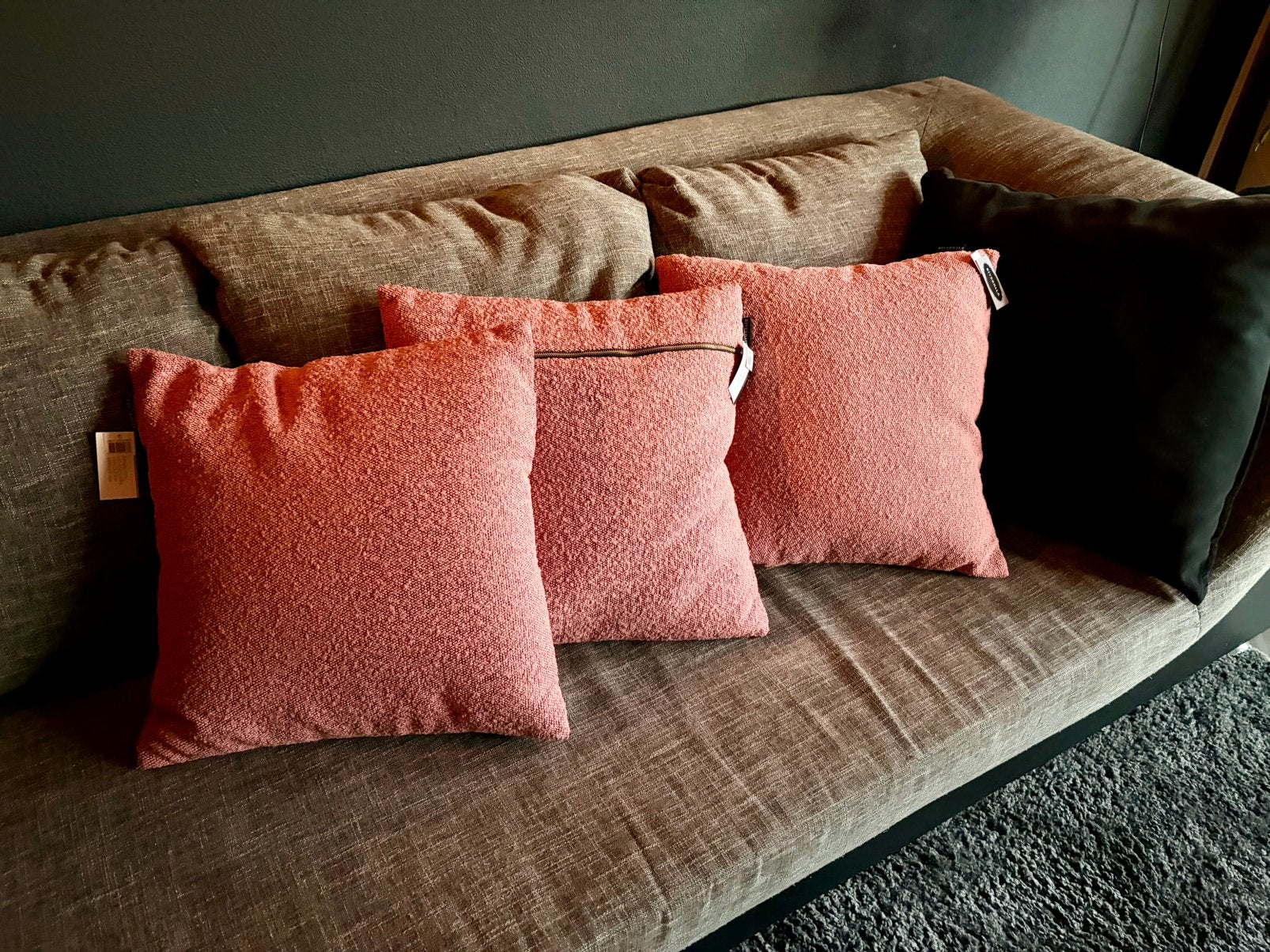 Riverdale Sierkussen - Roze Bouclé, Vierkant, Nieuw, Ophalen of Verzenden, Sierkussen