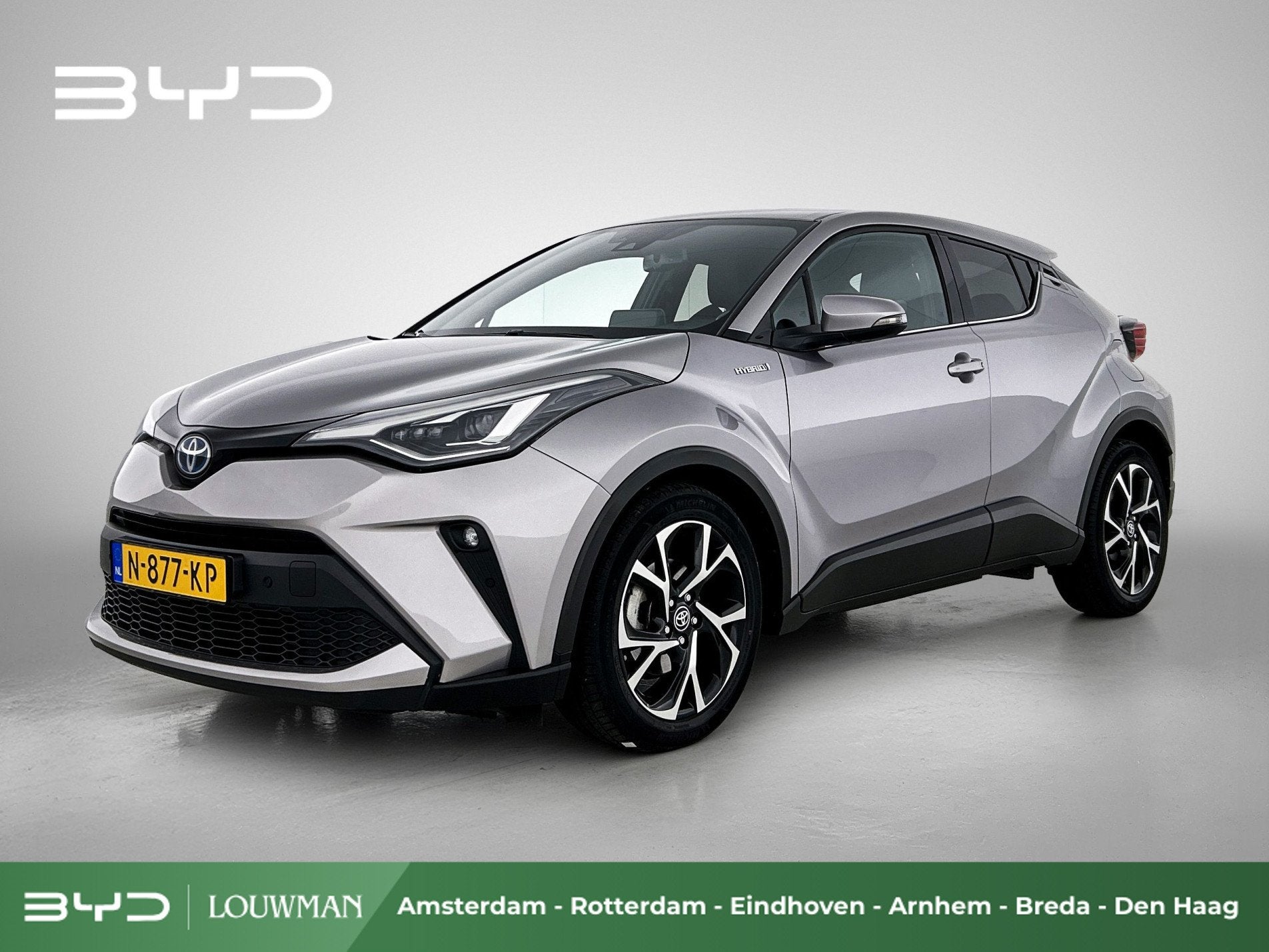 Toyota C-HR 1.8 Hybrid Style | Eerste eigenaar | Origineel N, 4 cilinders, 26 km/l, Hybride Elektrisch/Benzine, SUV of Terreinwagen
