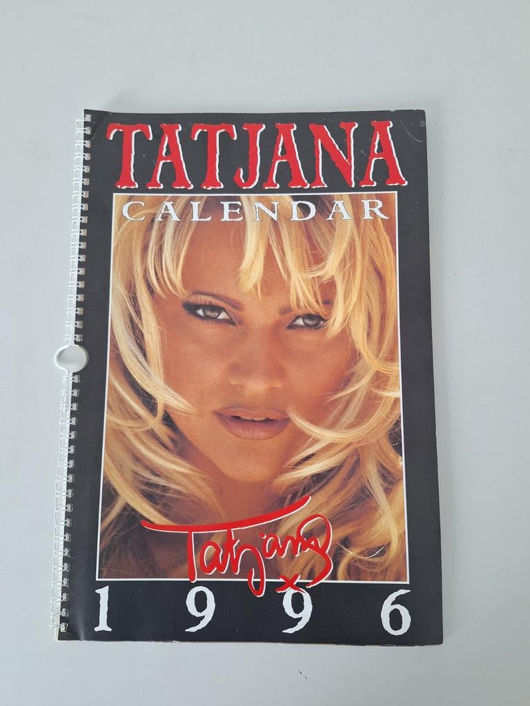 Tatjana kalender 1996 voor in een mancave, Ophalen of Verzenden, Maandkalender