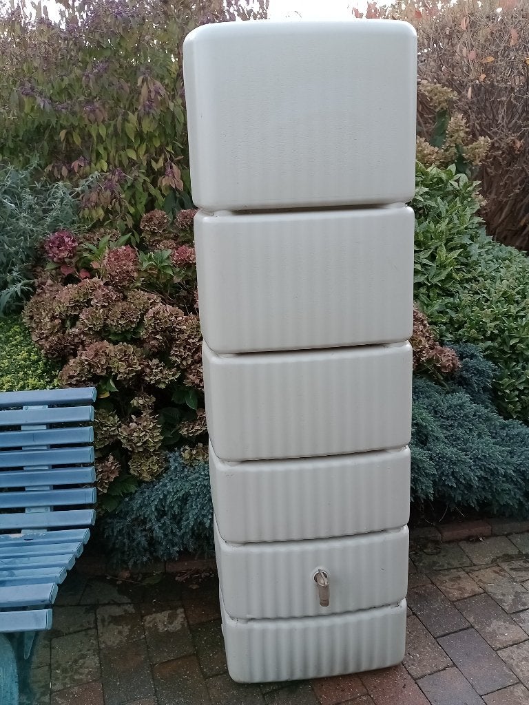 Regenton incl kraan, Ophalen, Kunststof, Gebruikt, Met kraantje