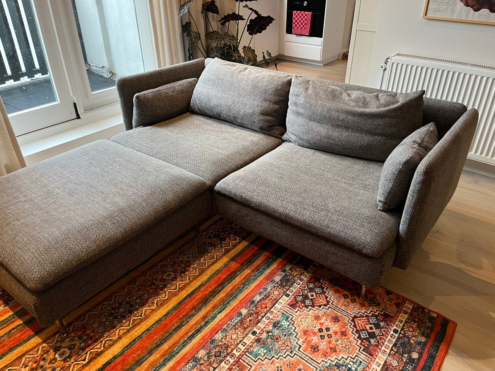 IKEA SÖDERHAMN bankhoezen – Lejde grey – perfecte staat, Ophalen, Gebruikt
