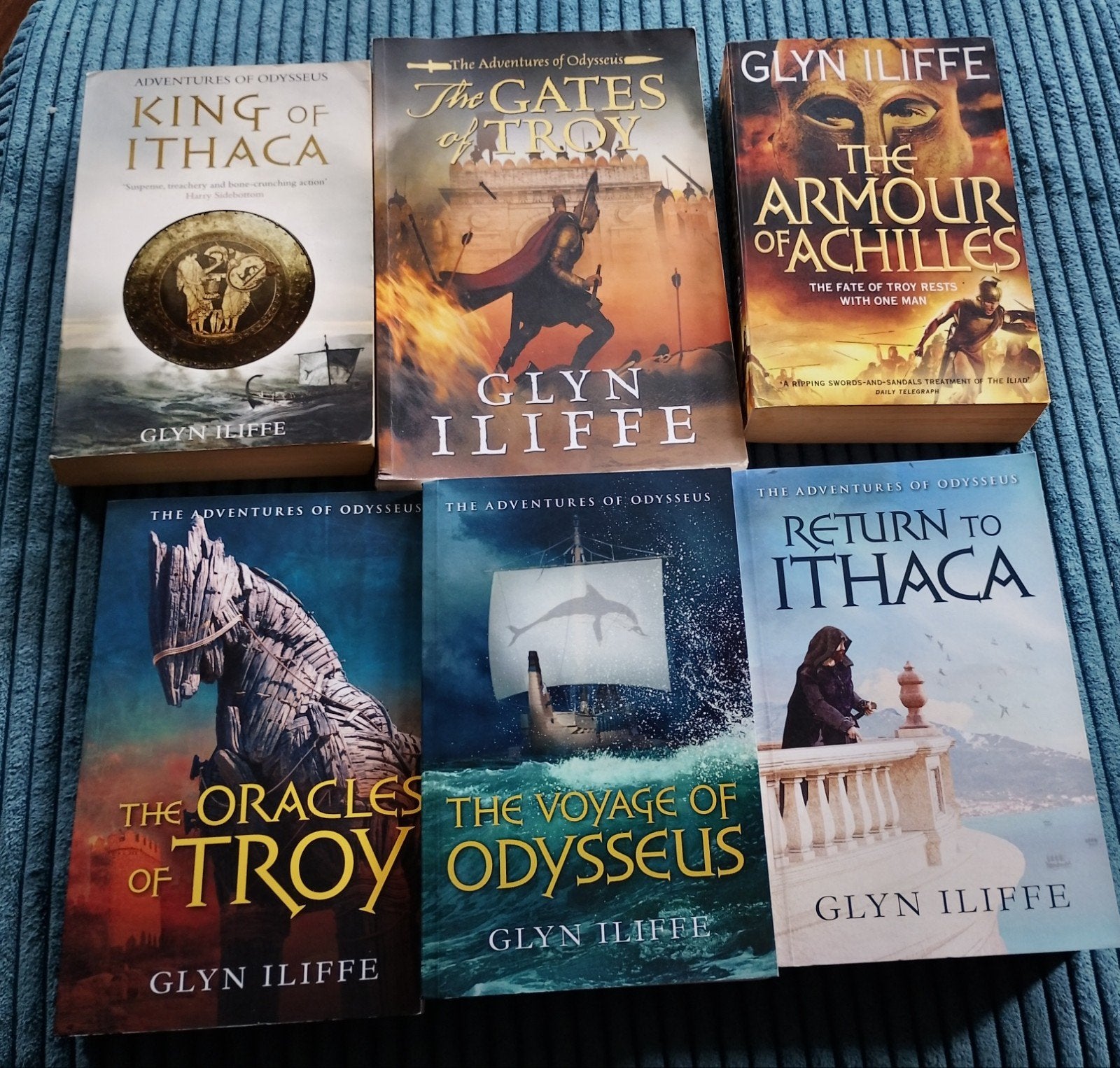 The adventures of Odysseus - Glyn Iliffe (complete reeks), Boeken, Ophalen of Verzenden, Gelezen, Glyn Iliffe