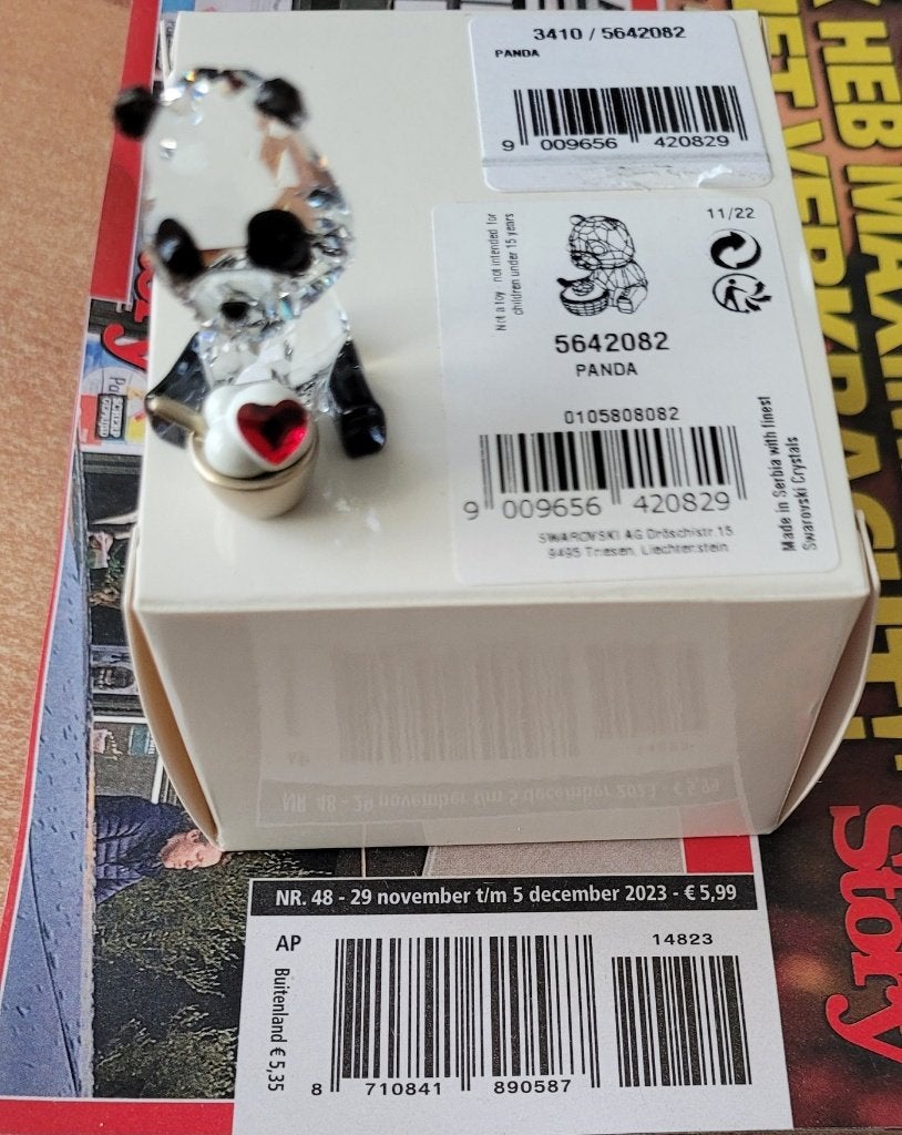 Swarovski Panda Cariti Exclusief voor de Markt in China., Verzamelen, Wattens, Nieuw, Figuurtje, Swarovski