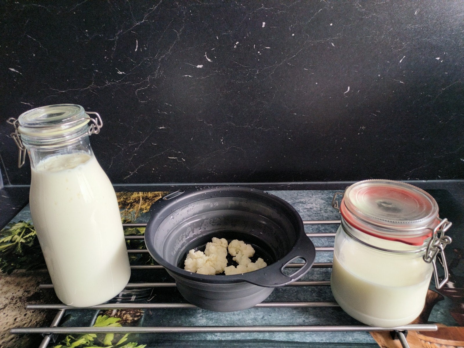 Gratis: melk-kefirkorrels, Ophalen