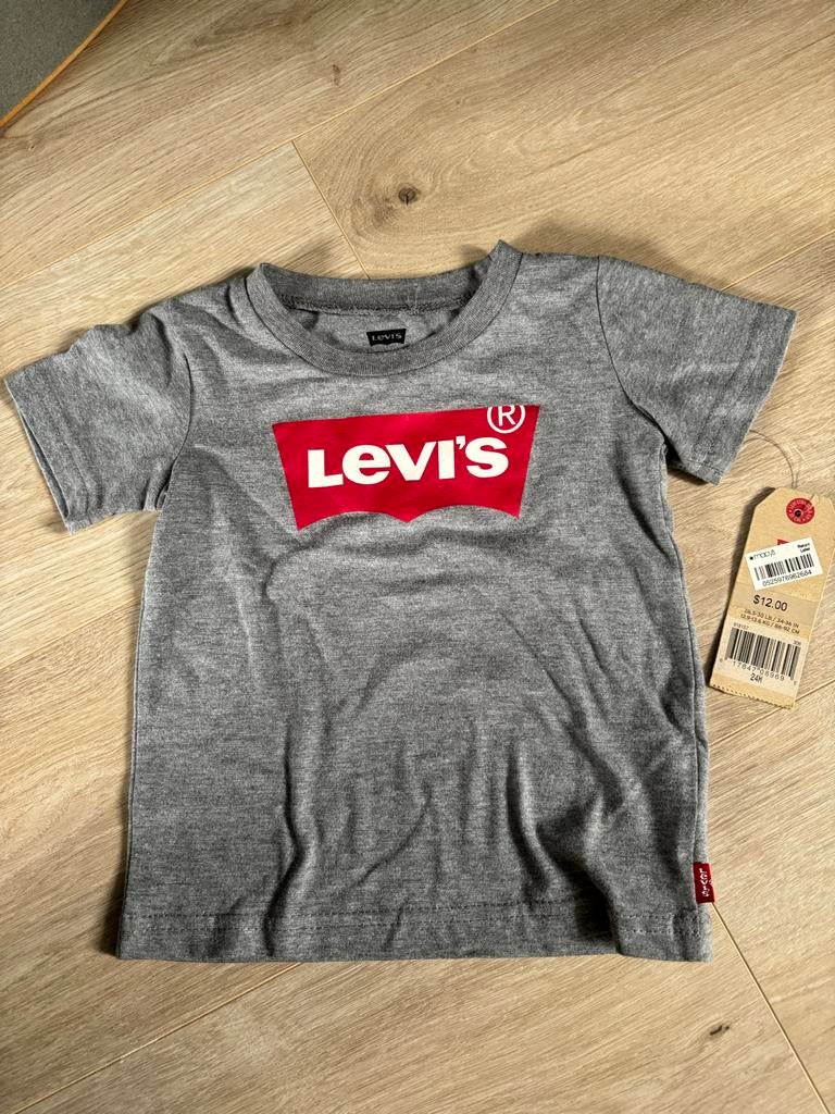 Levi's T-shirt grijs 24M - nieuw, Ophalen of Verzenden, Zo goed als nieuw, Jongetje of Meisje