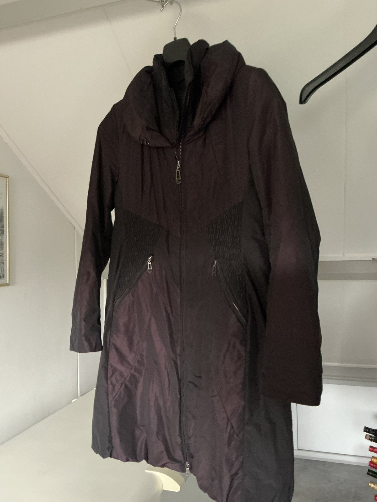 Creenstone winterjas, mt 42, aubergine kleur licht en donker, Ophalen of Verzenden, Zo goed als nieuw, Maat 42/44 (L), Paars